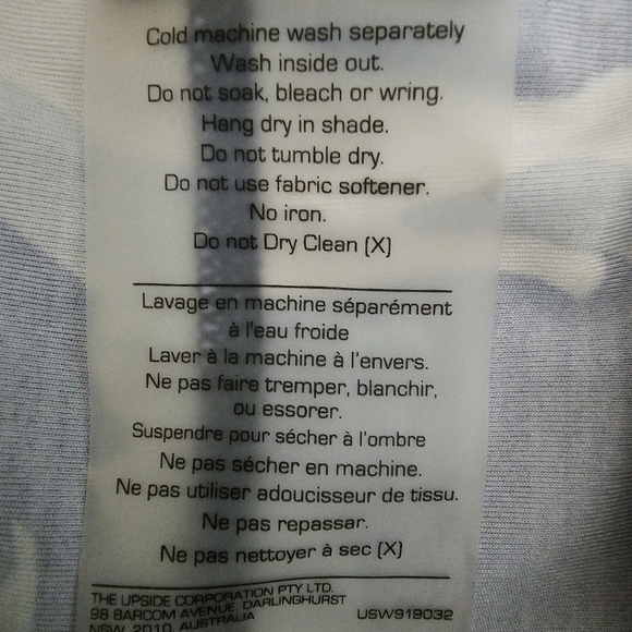 The Upside x Soul Soulcycle Camo Leggings Size 6 Blue Green Activewear Yoga Gym - Picture 8 of 8